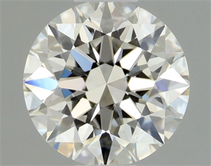 Foto Diamante Natural 0.46 quilates, Redondo , Color I, claridad IF y certificado GIA de