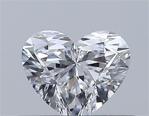 Picture of Natural Diamond 0.36 Carats, Heart with  Cut, D Color, VVS1 Clarity and Certified by GIA
