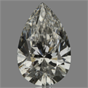 Natural Diamond 0.56 Carats, Pear with  Cut, E Color, SI2 Clarity and Certified by GIA