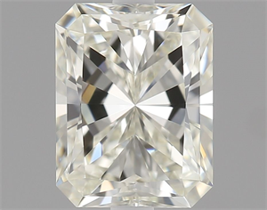 Picture of Natural Diamond 1.00 Carats, Radiant with  Cut, I Color, VVS2 Clarity and Certified by IGI