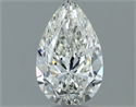 Natural Diamond 0.50 Carats, Pear with  Cut, H Color, VS1 Clarity and Certified by IGI