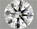 Natural Diamond 0.50 Carats, Round with Excellent Cut, I Color, VS1 Clarity and Certified by GIA