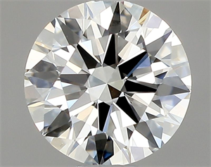 Picture of Natural Diamond 0.50 Carats, Round with Excellent Cut, I Color, VS1 Clarity and Certified by GIA