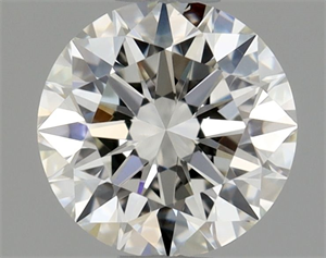 Picture of Natural Diamond 0.50 Carats, Round with Excellent Cut, H Color, VS2 Clarity and Certified by GIA
