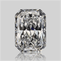 Natural Diamond 0.75 Carats, Radiant with  Cut, D Color, VVS1 Clarity and Certified by GIA