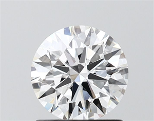 Picture of Lab Grown Diamond 1.05 Carats, Round with Ideal Cut, D Color, VVS2 Clarity and Certified by IGI