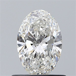 Foto Diamante Natural 0.62 quilates, Ovalado , Color F, claridad VVS2 y certificado GIA de