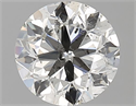 Natural Diamond 1.20 Carats, Round with Very Good Cut, J Color, SI2 Clarity and Certified by GIA