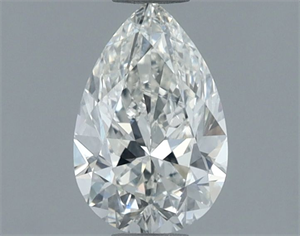 Picture of Natural Diamond 0.70 Carats, Pear with  Cut, H Color, VS2 Clarity and Certified by GIA