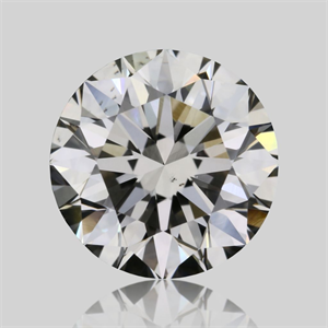 Picture of Natural Diamond 1.01 Carats, Round with Excellent Cut, K Color, VS2 Clarity and Certified by GIA