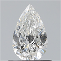 Natural Diamond 0.60 Carats, Pear with  Cut, F Color, VS1 Clarity and Certified by GIA