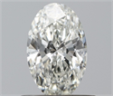 Diamante Natural 0.50 quilates, Ovalado , Color I, claridad VVS1 y certificado IGI