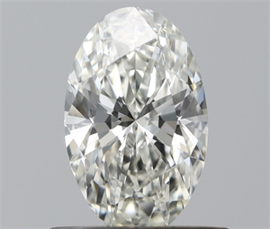 Foto Diamante Natural 0.50 quilates, Ovalado , Color I, claridad VVS1 y certificado IGI de