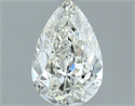 Diamante Natural 1.00 quilates, De pera , Color H, claridad SI2 y certificado IGI