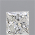 Natural Diamond 1.00 Carats, Princess with  Cut, G Color, VS1 Clarity and Certified by IGI