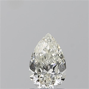 Picture of Natural Diamond 0.71 Carats, Pear with  Cut, I Color, VVS1 Clarity and Certified by GIA
