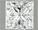 Natural Diamond 0.80 Carats, Princess with  Cut, H Color, VVS1 Clarity and Certified by GIA