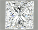 Natural Diamond 0.80 Carats, Princess with  Cut, H Color, VVS1 Clarity and Certified by GIA