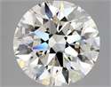 Diamante Natural 1.70 quilates, Redondo , Color J, claridad VVS1 y certificado GIA