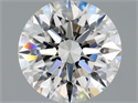 Natural Diamond 1.52 Carats, Round with Excellent Cut, F Color, SI1 Clarity and Certified by GIA