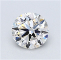 Natural Diamond 0.90 Carats, Round with Very Good Cut, I Color, VS1 Clarity and Certified by GIA