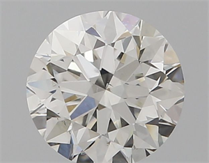 Picture of Natural Diamond 0.70 Carats, Round with Very Good Cut, H Color, SI1 Clarity and Certified by GIA