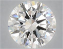 Lab Grown Diamond 6.04 Carats, Round with Excellent Cut, E Color, VVS2 Clarity and Certified by IGI