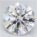 Lab Grown Diamond 2.67 Carats, Round with Excellent Cut, D Color, IF Clarity and Certified by GIA