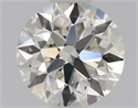 Diamante Natural 0.71 quilates, Redondo , Color K, claridad VVS2 y certificado GIA
