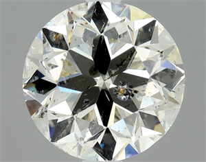 Picture of Natural Diamond 1.00 Carats, Round with Very Good Cut, I Color, SI2 Clarity and Certified by HRD