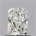 Natural Diamond 0.70 Carats, Radiant with  Cut, H Color, VS1 Clarity and Certified by GIA