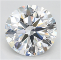 Del inventario de diamantes de laboratorio, 4.06 quilates, Redondo , Color D, claridad VVS1 y certificado GIA