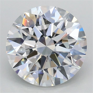 Picture of Lab Grown Diamond 2.04 Carats, Round with Ideal Cut, D Color, VVS2 Clarity and Certified by IGI