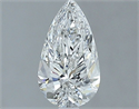 Natural Diamond 0.80 Carats, Pear with  Cut, F Color, SI2 Clarity and Certified by GIA