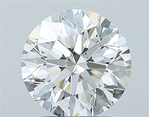 Foto Diamante Natural 1.90 quilates, Redondo , Color H, claridad SI1 y certificado GIA de