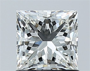 Foto Diamante Natural 1.10 quilates, Princesa , Color I, claridad VVS2 y certificado GIA de