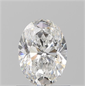 Diamante Natural 0.90 quilates, Ovalado , Color E, claridad SI1 y certificado GIA
