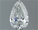 Diamante Natural 0.71 quilates, De pera , Color G, claridad I1 y certificado GIA