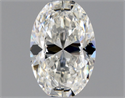 Natural Diamond 0.40 Carats, Oval with  Cut, G Color, VVS2 Clarity and Certified by GIA