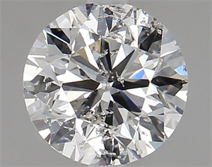 Foto Diamante Natural 0.90 quilates, Redondo , Color F, claridad SI2 y certificado HRD de