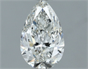 Natural Diamond 0.60 Carats, Pear with  Cut, G Color, VS2 Clarity and Certified by GIA