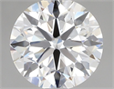 Lab Grown Diamond 1.50 Carats, Round with Ideal Cut, D Color, VS1 Clarity and Certified by IGI