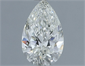Natural Diamond 0.51 Carats, Pear with  Cut, H Color, SI1 Clarity and Certified by IGI