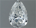 Natural Diamond 0.50 Carats, Pear with  Cut, H Color, SI2 Clarity and Certified by GIA