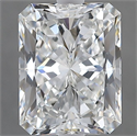 Natural Diamond 2.51 Carats, Radiant with  Cut, G Color, VS1 Clarity and Certified by GIA