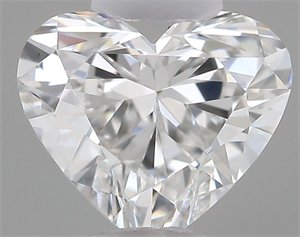 Picture of Natural Diamond 0.31 Carats, Heart with  Cut, G Color, IF Clarity and Certified by GIA