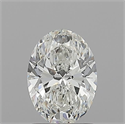 Natural Diamond 1.22 Carats, Oval with  Cut, H Color, IF Clarity and Certified by GIA