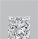 Natural Diamond 1.20 Carats, Princess with  Cut, E Color, VS2 Clarity and Certified by GIA