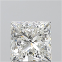 Natural Diamond 1.50 Carats, Princess with  Cut, I Color, SI2 Clarity and Certified by GIA