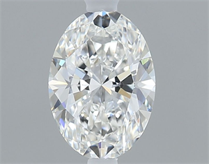 Picture of Natural Diamond 0.40 Carats, Oval with  Cut, D Color, VVS1 Clarity and Certified by GIA